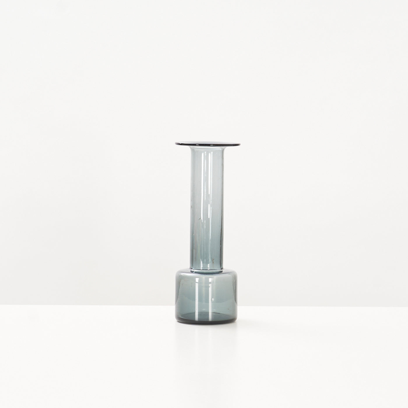 Smoked Glass Vase by Holmegaard, Denmark