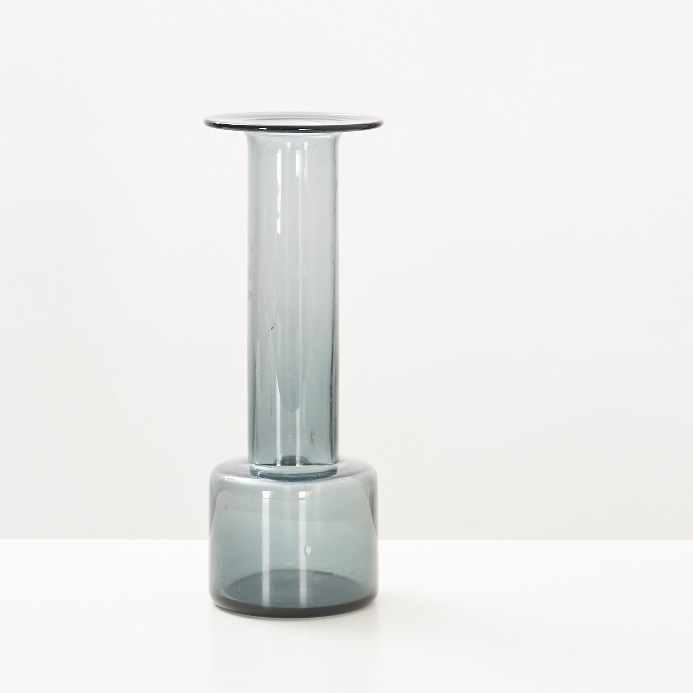 Smoked Glass Vase by Holmegaard, Denmark