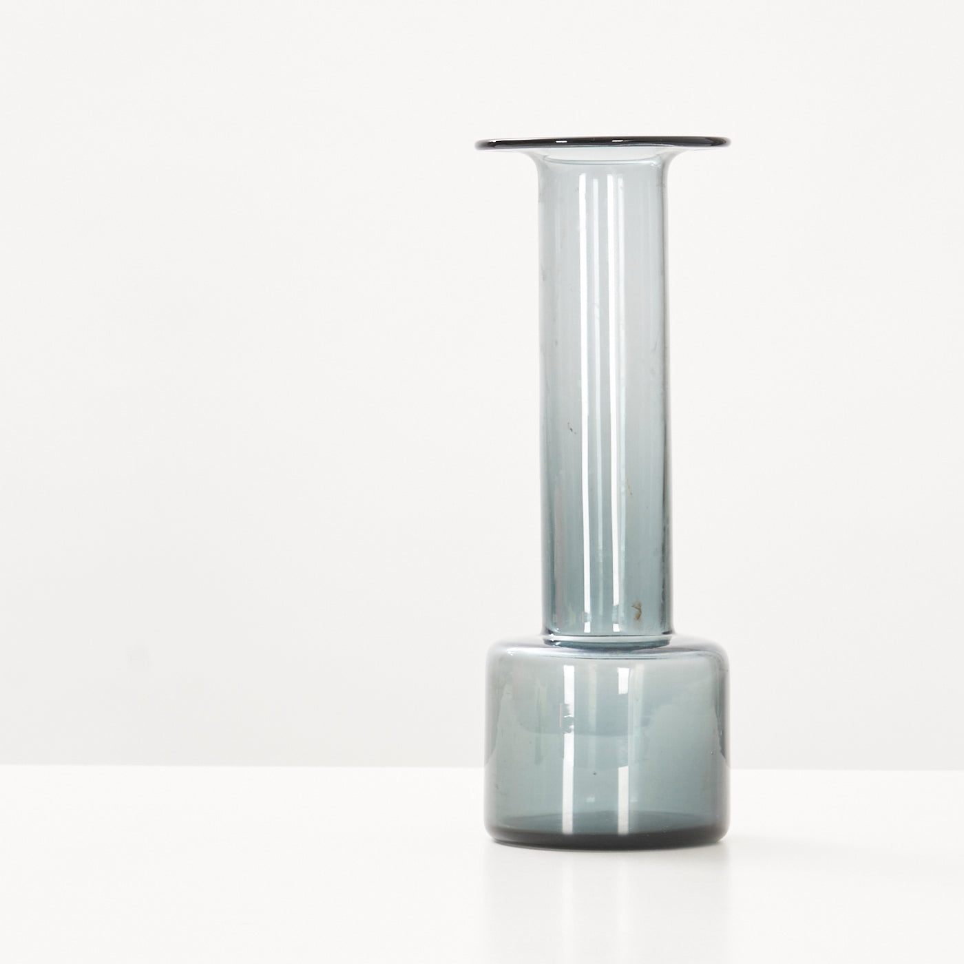 Smoked Glass Vase by Holmegaard, Denmark