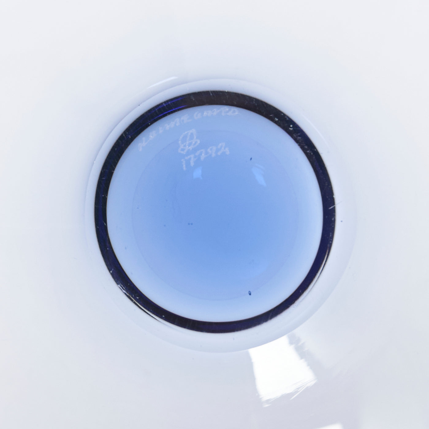 Art Glass Bowl by Holmegaard, Denmark