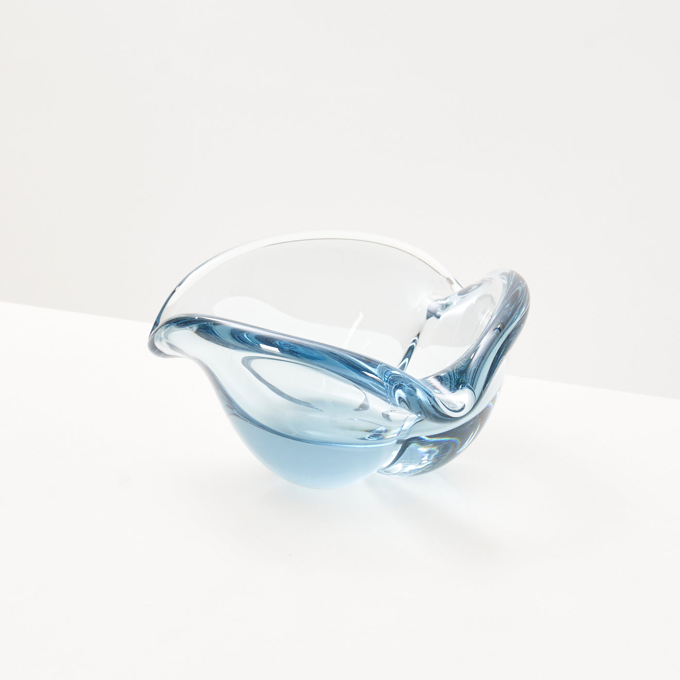 Fluted Glass Ashtray by Holmegaard, Denmark