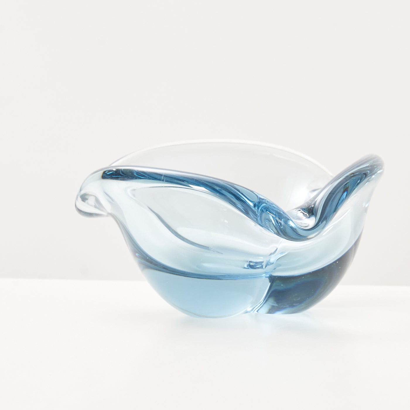 Fluted Glass Ashtray by Holmegaard, Denmark