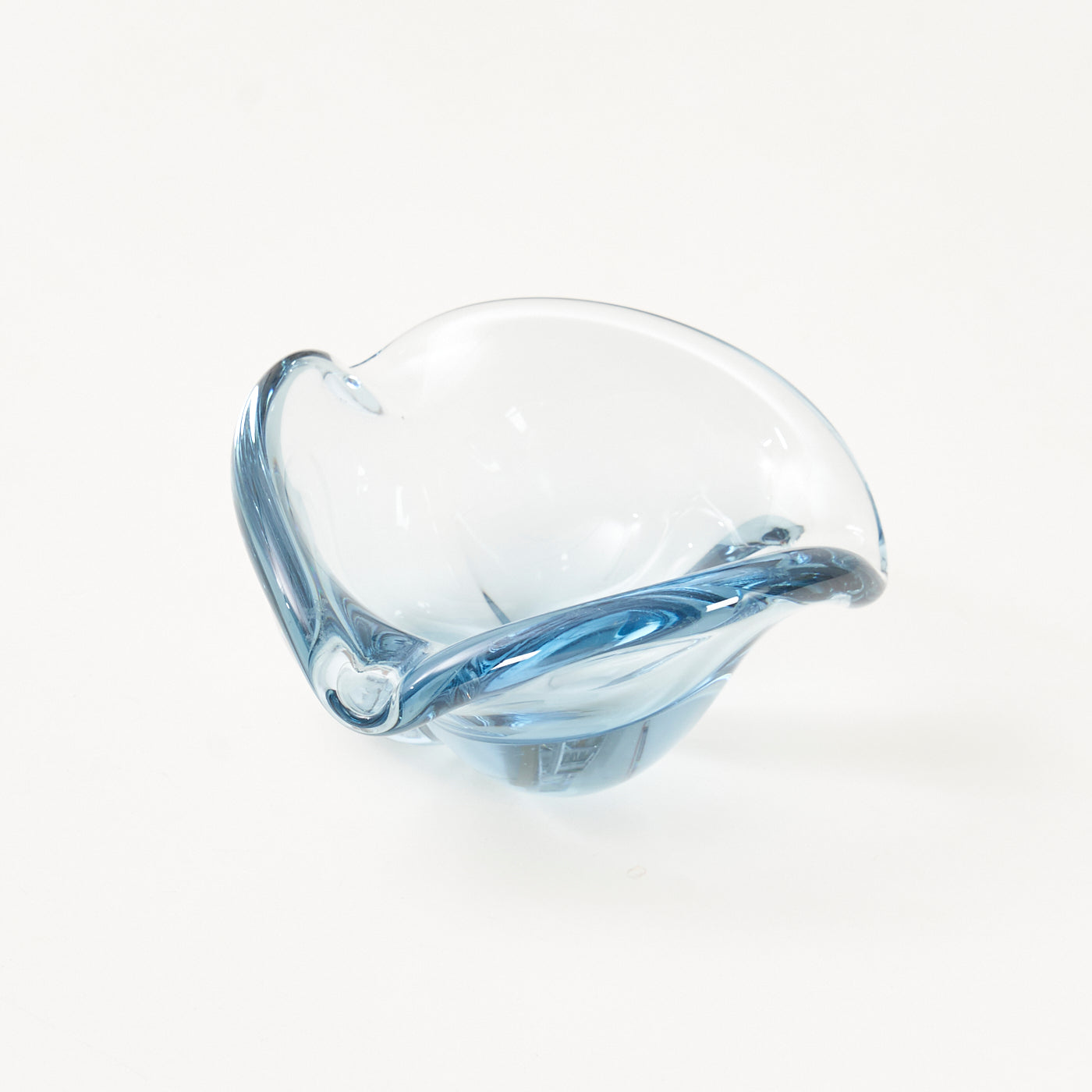 Fluted Glass Ashtray by Holmegaard, Denmark
