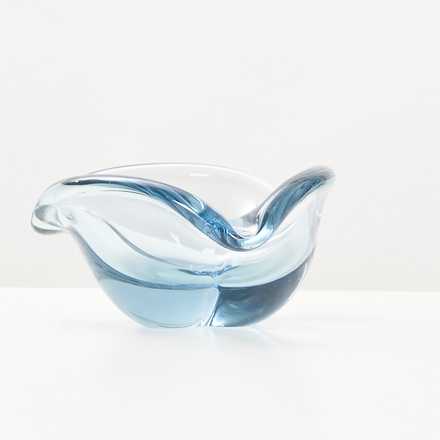 Fluted Glass Ashtray by Holmegaard, Denmark