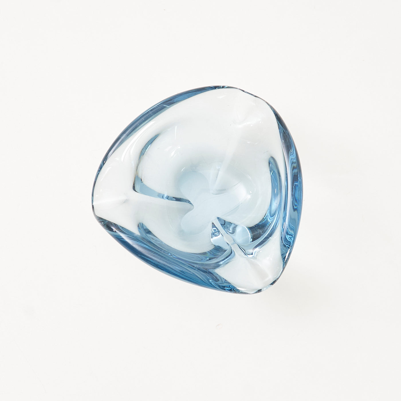 Fluted Glass Ashtray by Holmegaard, Denmark