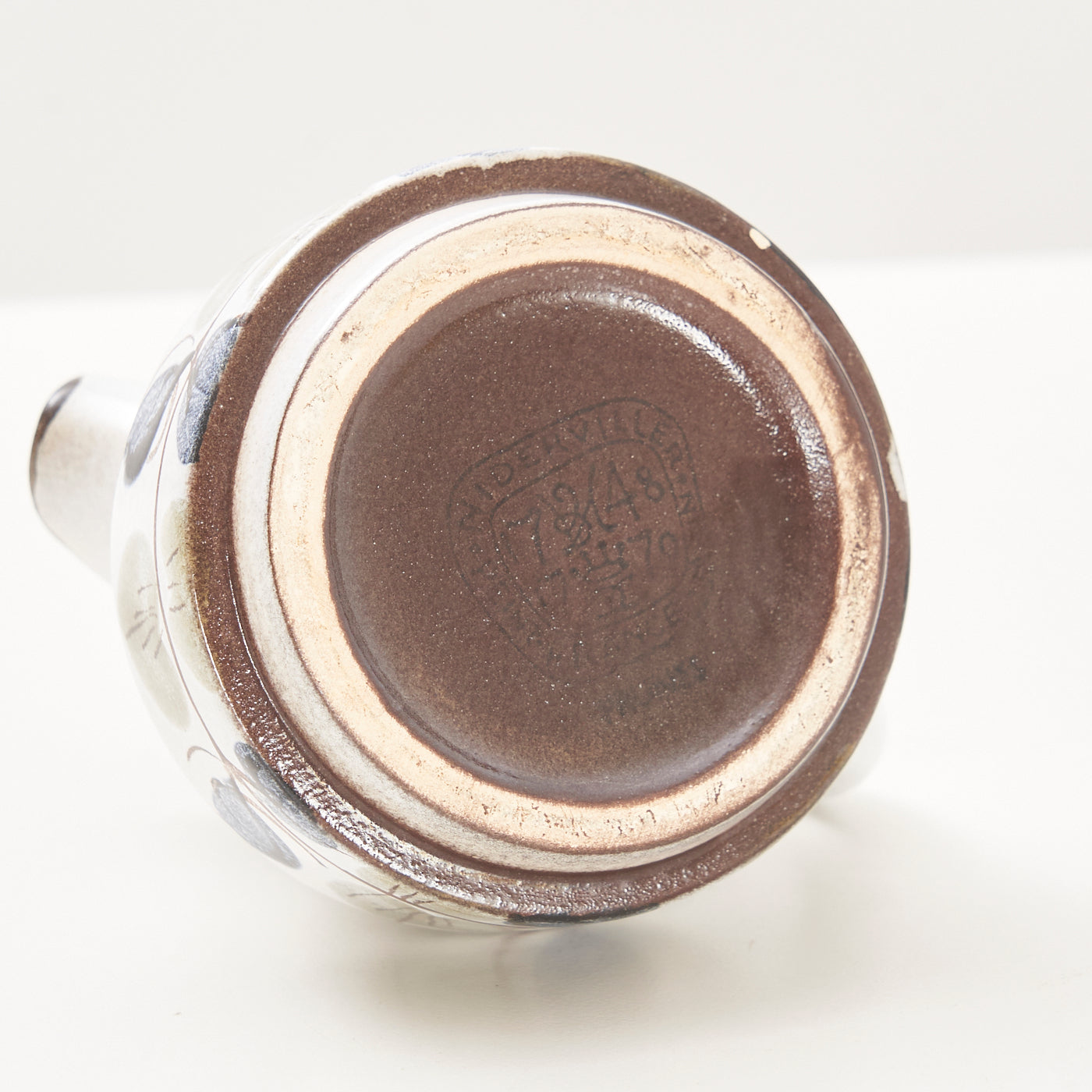 Ceramic Cream Pitcher by Nideville, France