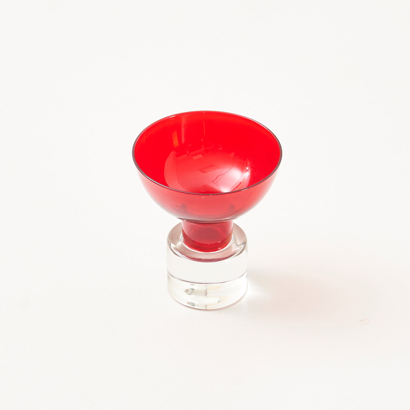Small Glass Candle Holder