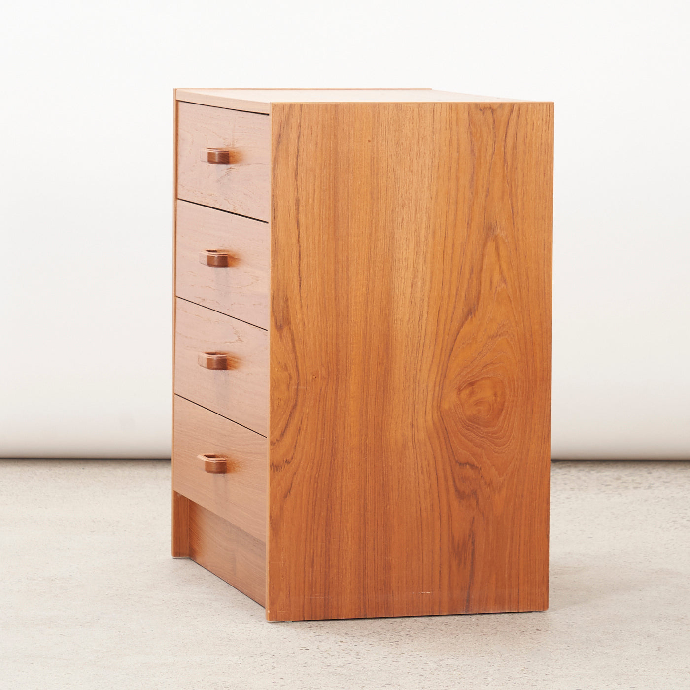 Small Teak 4-Drawer Dresser, Denmark