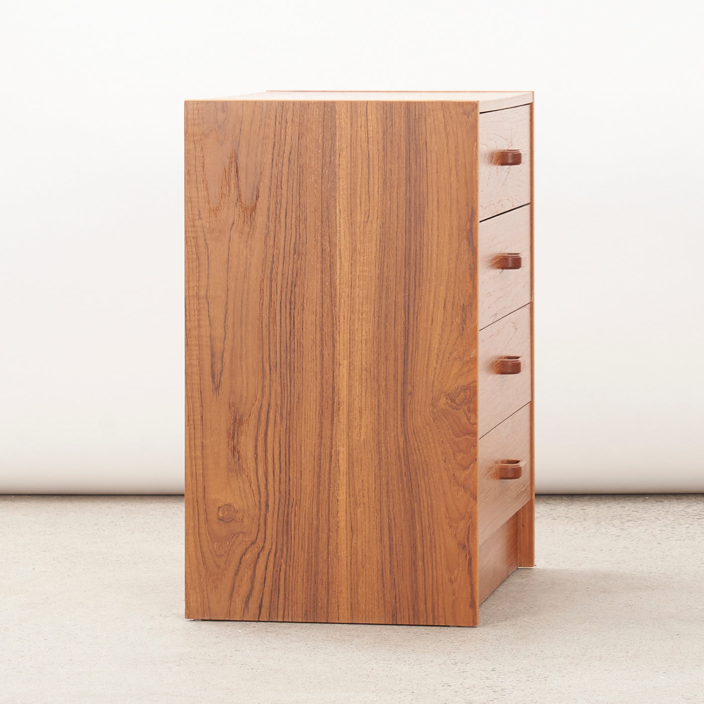 Small Teak 4-Drawer Dresser, Denmark