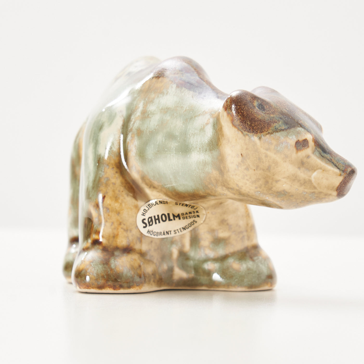 Ceramic Bear Figurine by Söholm, Denmark