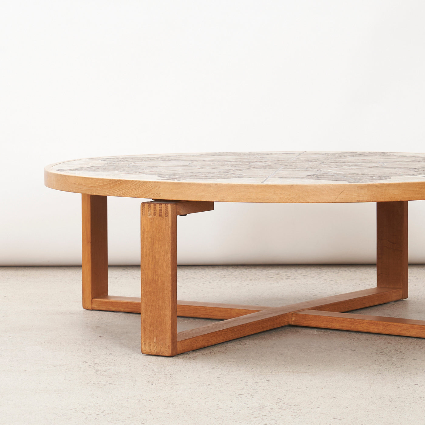 Teak Tile Top Coffee Table by Ox-Art for Trioh, Denmark