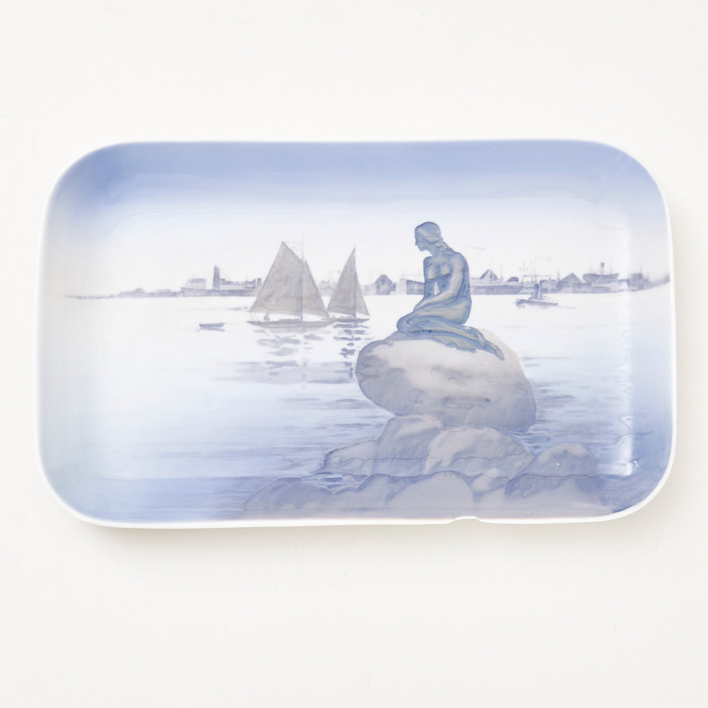 Serving Plate with Mermaid Design by Royal Copenhagen, Denmark