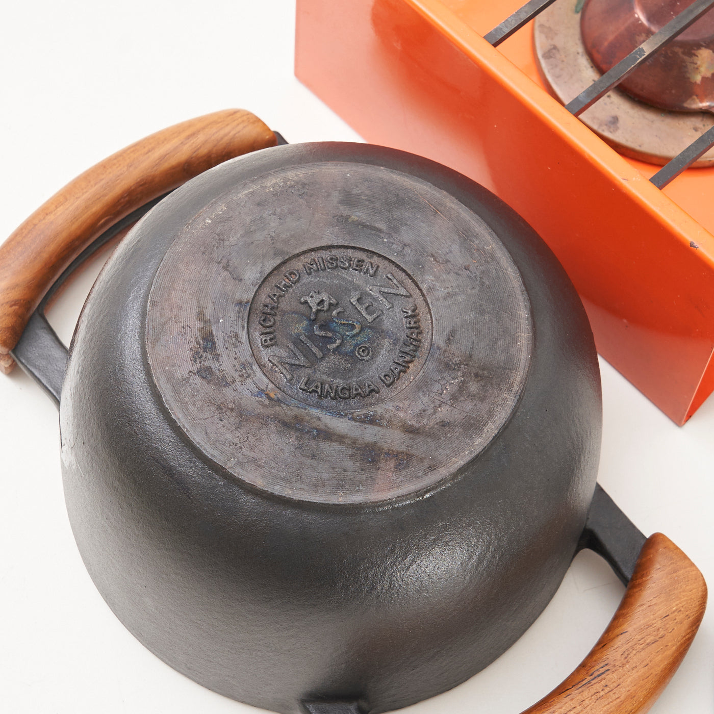 Vintage Fondue Set by Nissen, Denmark