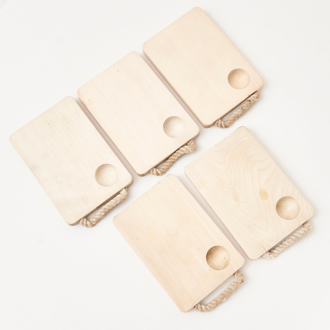 Vintage Wooden Charcuterie Set
