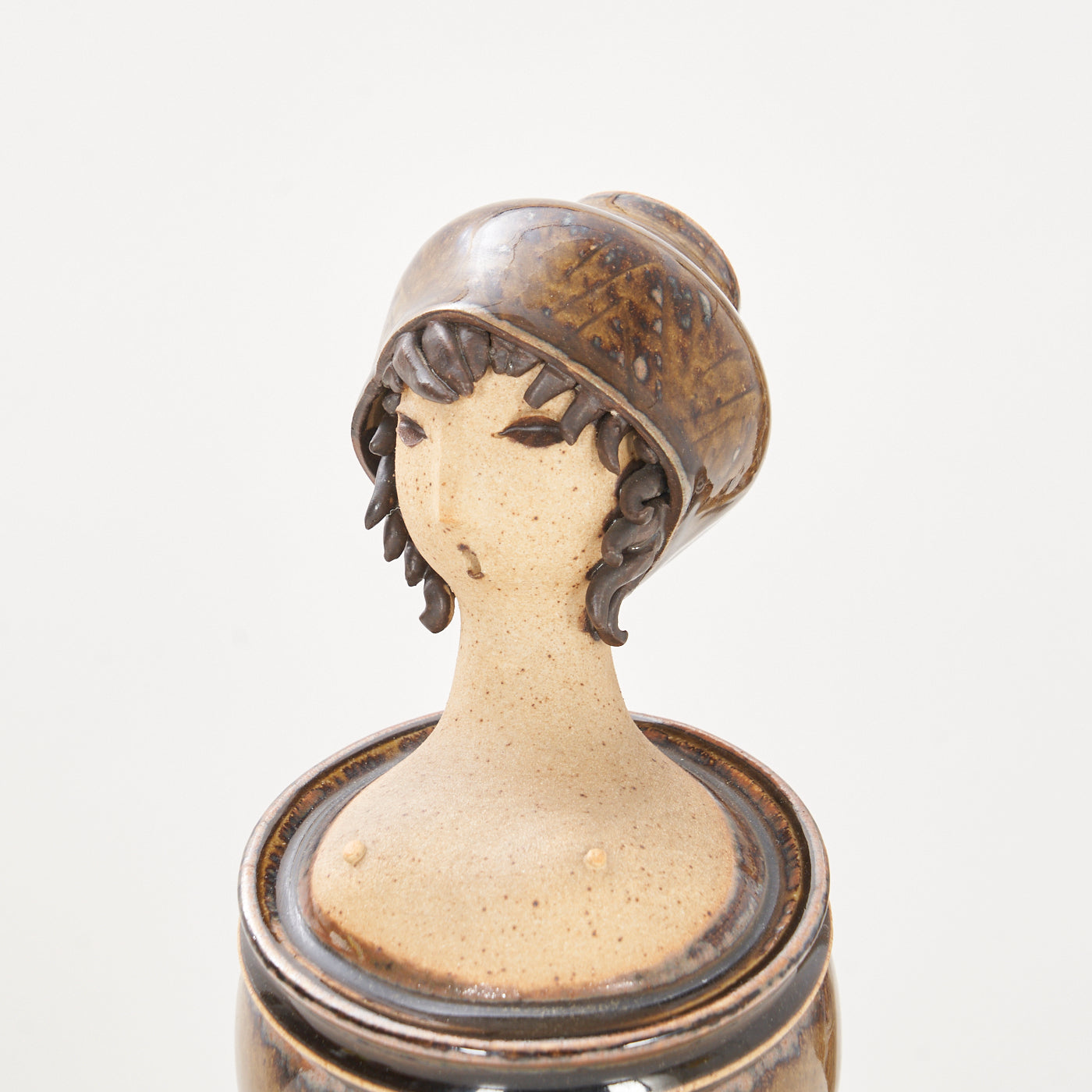 Ceramic Figurine Vase by Jacob Bang, Denmark
