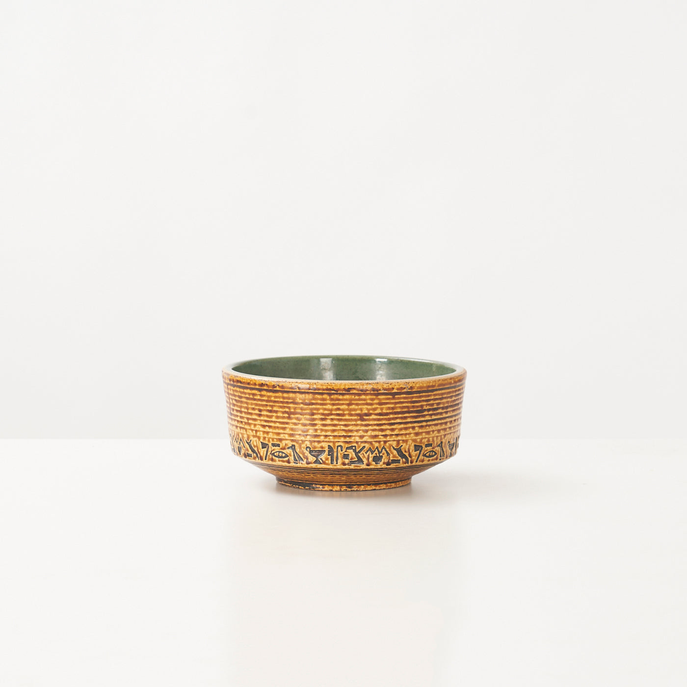 Incised Studio Pottery Bowl