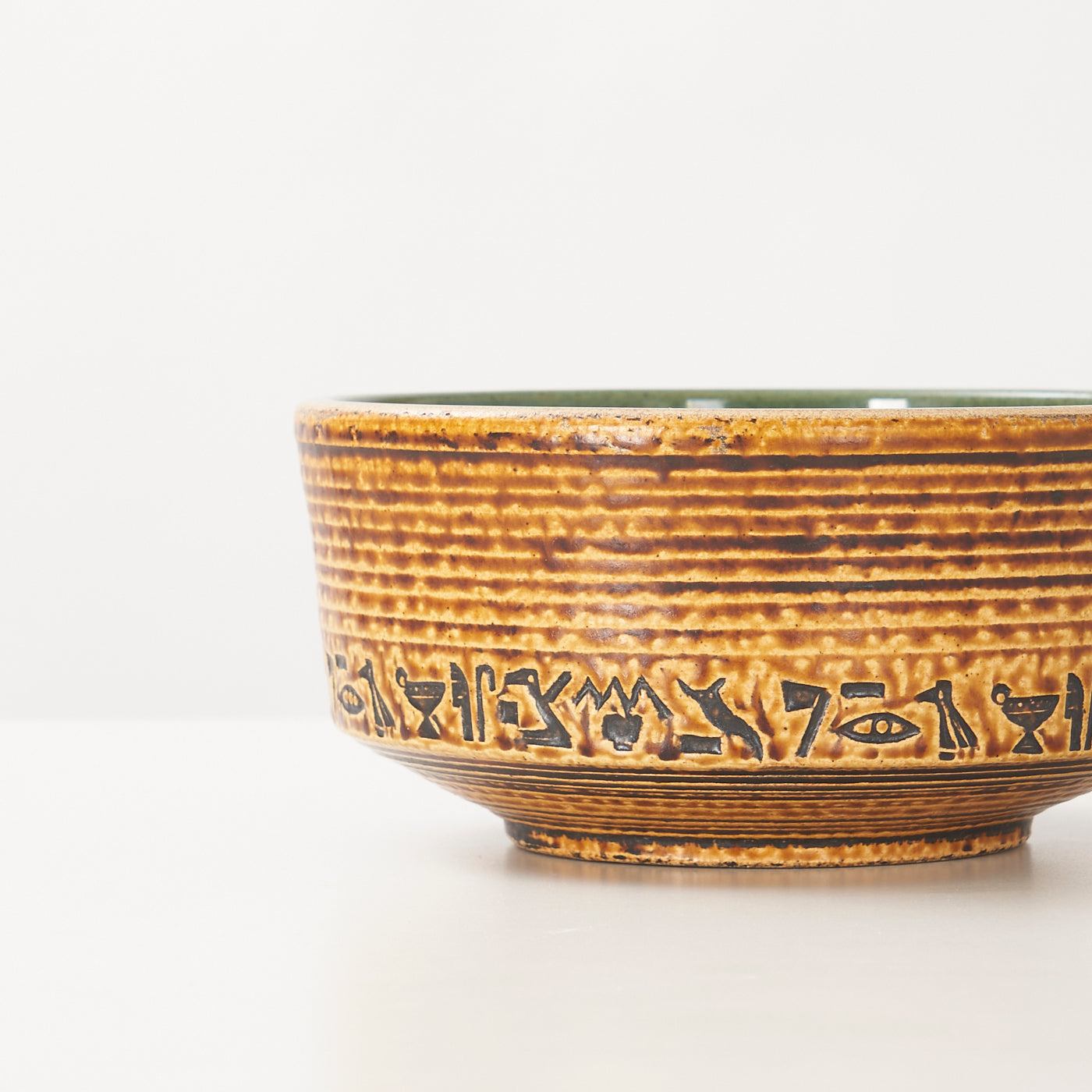 Incised Studio Pottery Bowl