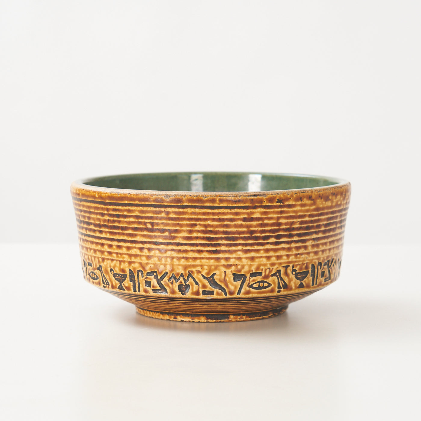 Incised Studio Pottery Bowl