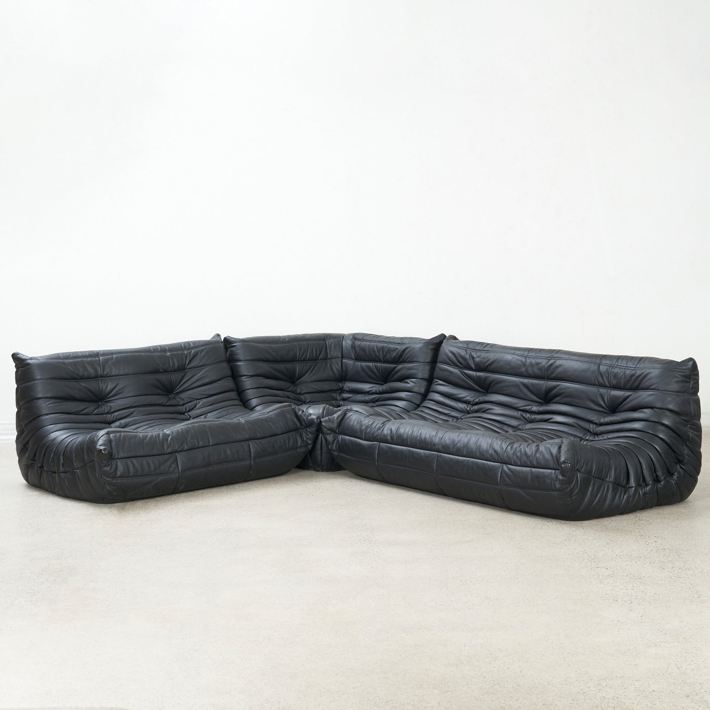 'TOGO' 3 Piece Sofa Set in by Michel Ducaroy for Ligne Roset, France