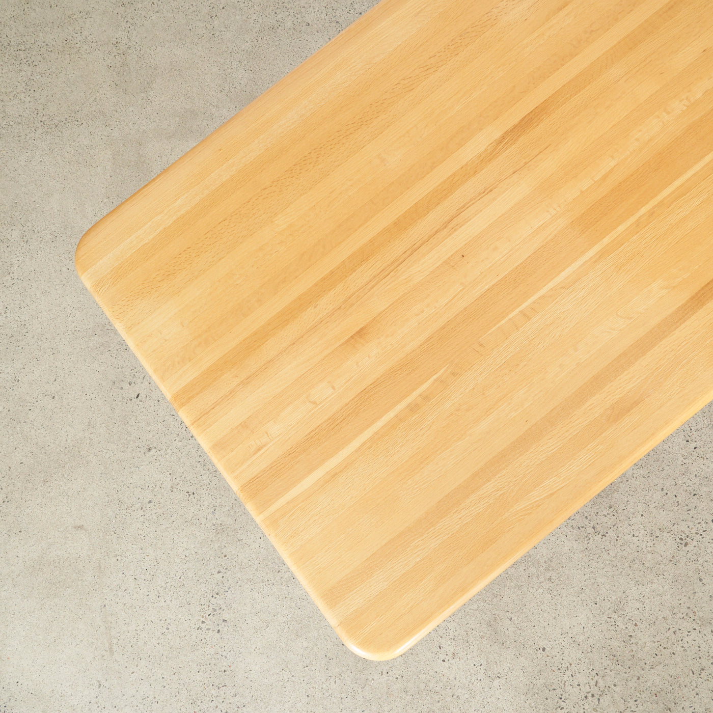 Solid Oak Dining Table w/ Pedestal Base