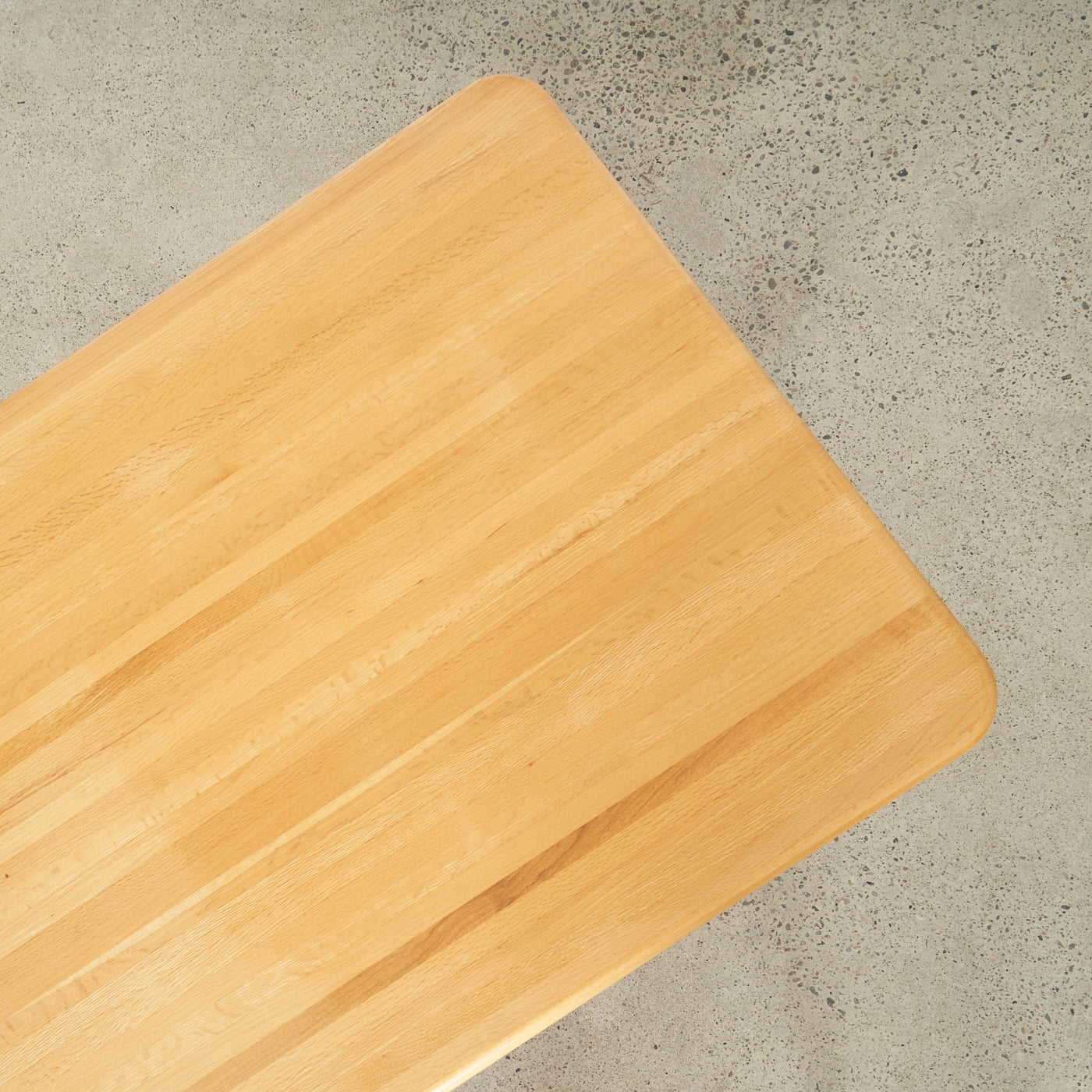 Solid Oak Dining Table w/ Pedestal Base