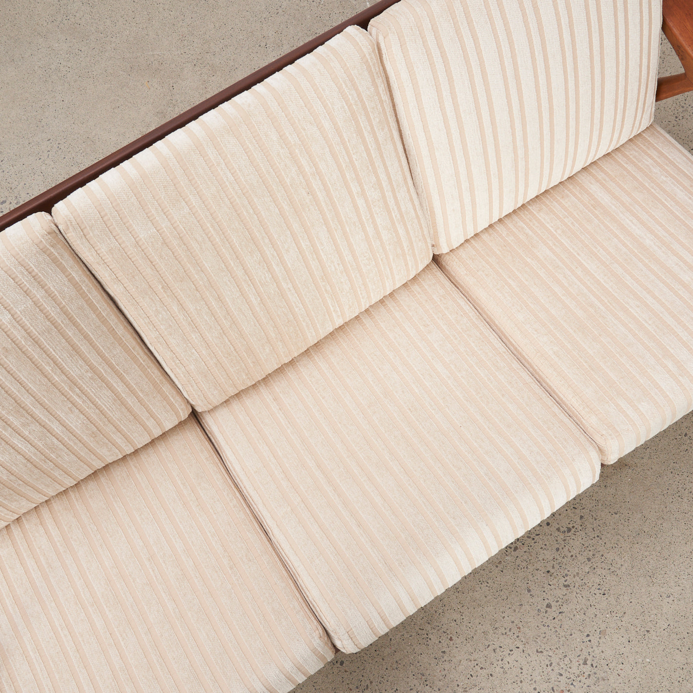 Oak & Teak 3 Seater Sofa by Arne Hovmand-Olsen for Komfort, Denmark