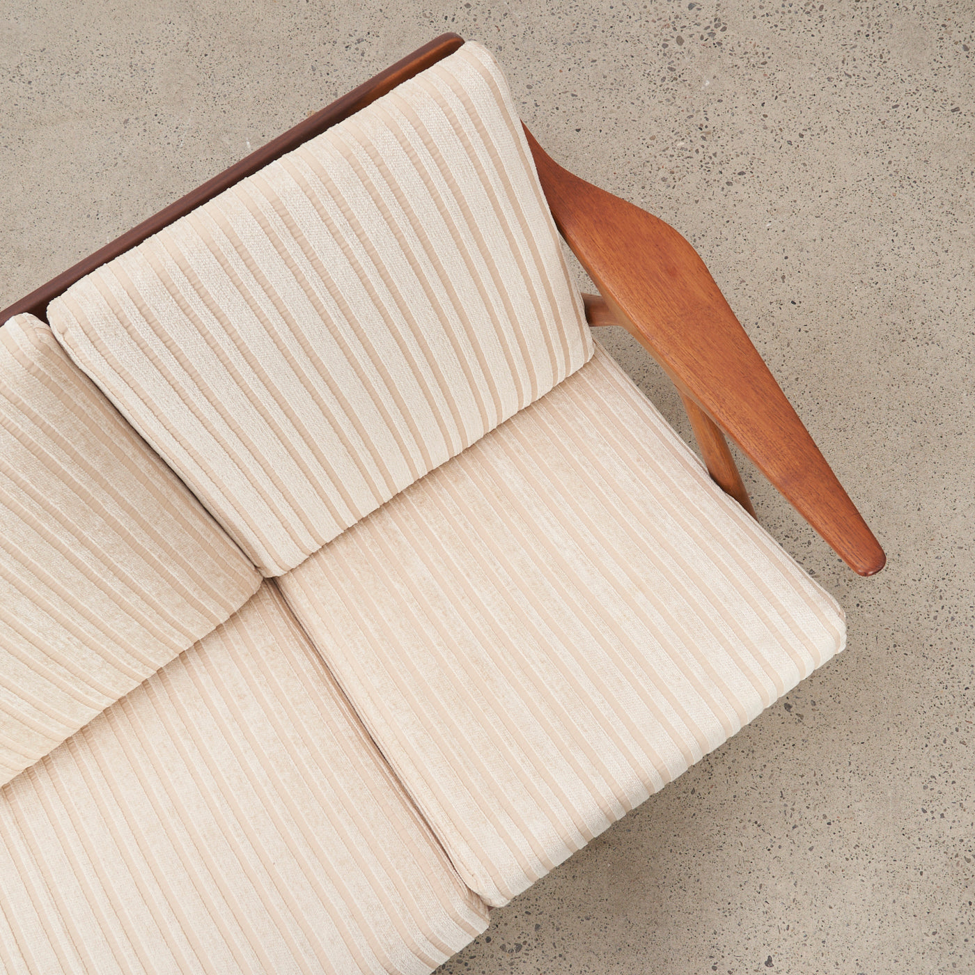 Oak & Teak 3 Seater Sofa by Arne Hovmand-Olsen for Komfort, Denmark