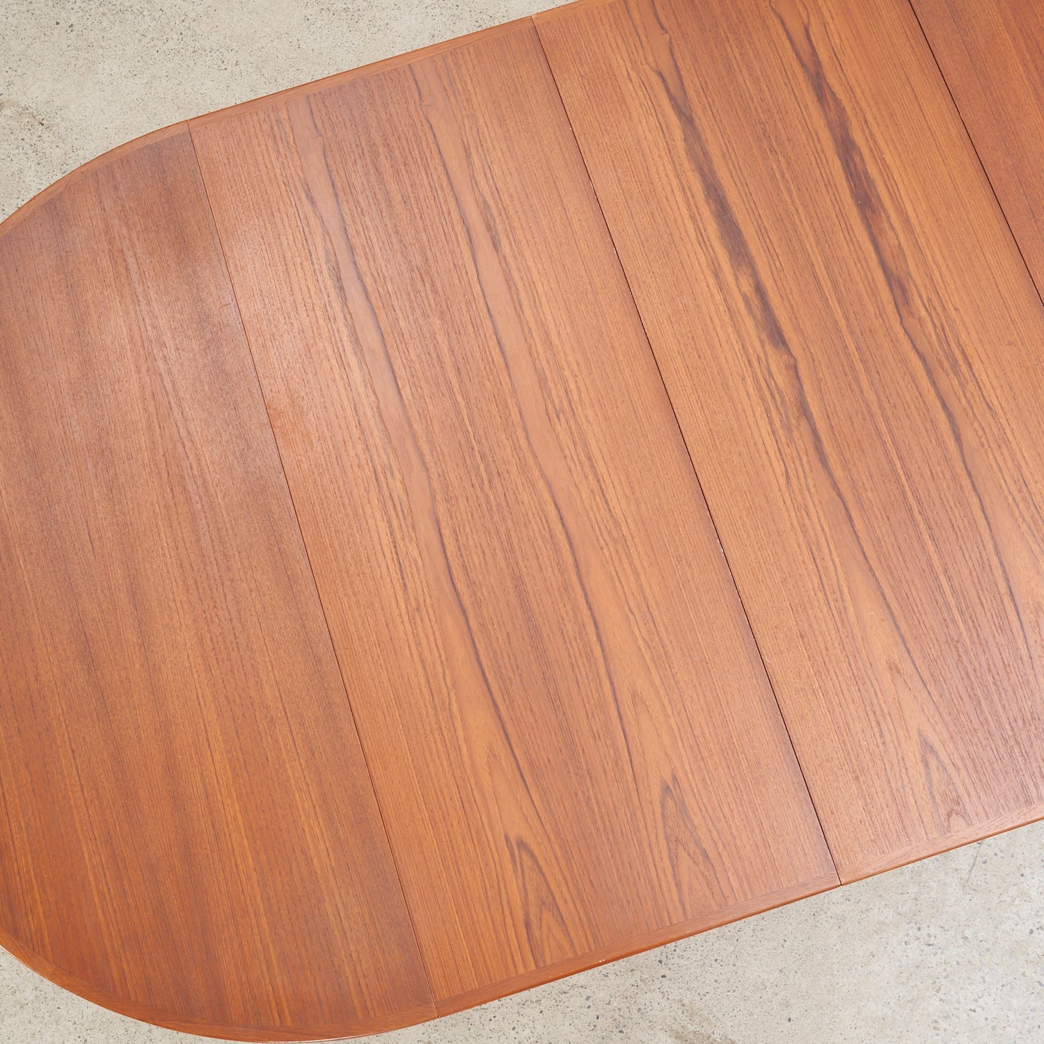 Round Danish Teak Dining Table