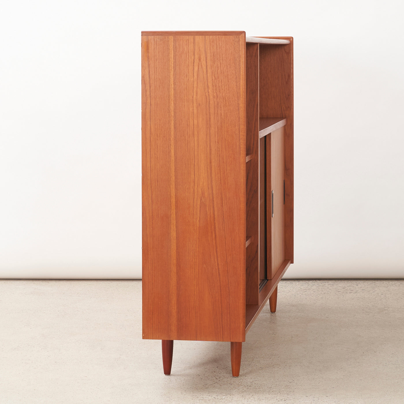 Teak Bookcase w/ Cabinet