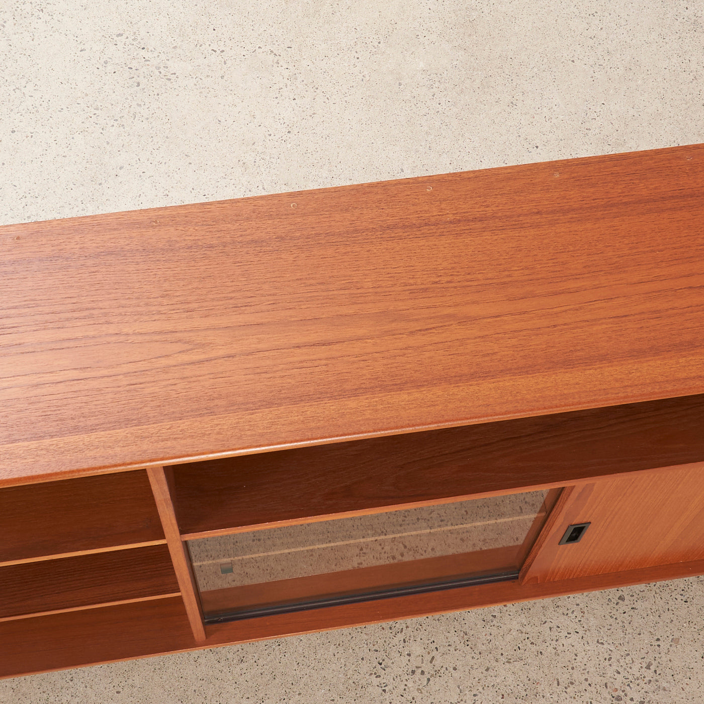 Teak Bookcase w/ Cabinet