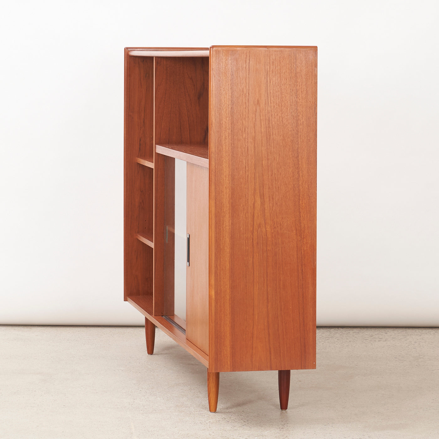 Teak Bookcase w/ Cabinet