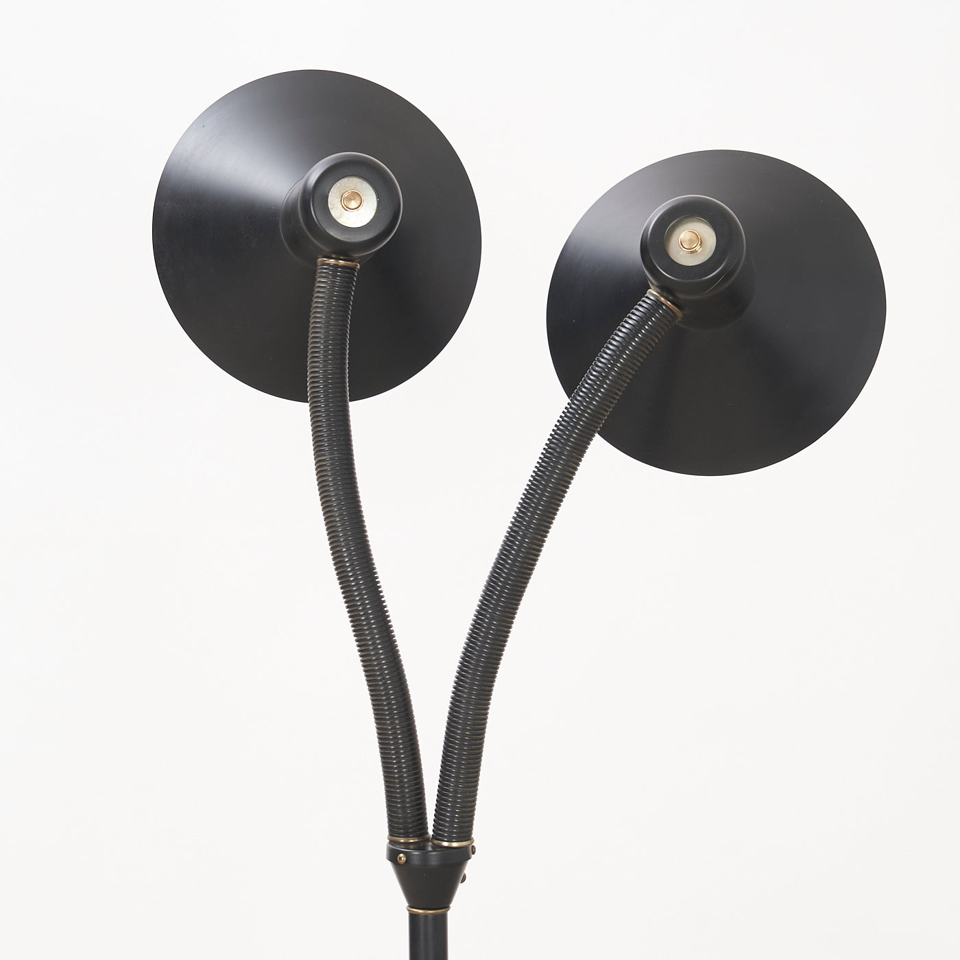Double Headed Gooseneck Floor Lamp