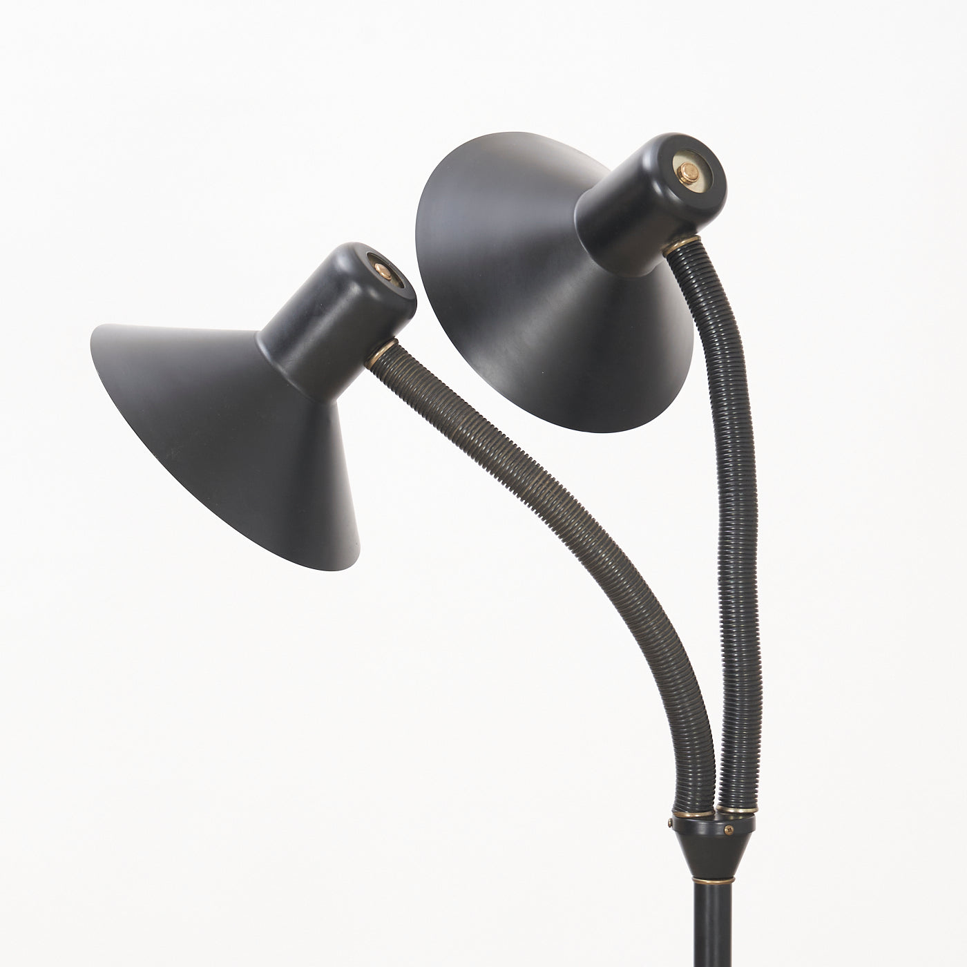 Double Headed Gooseneck Floor Lamp