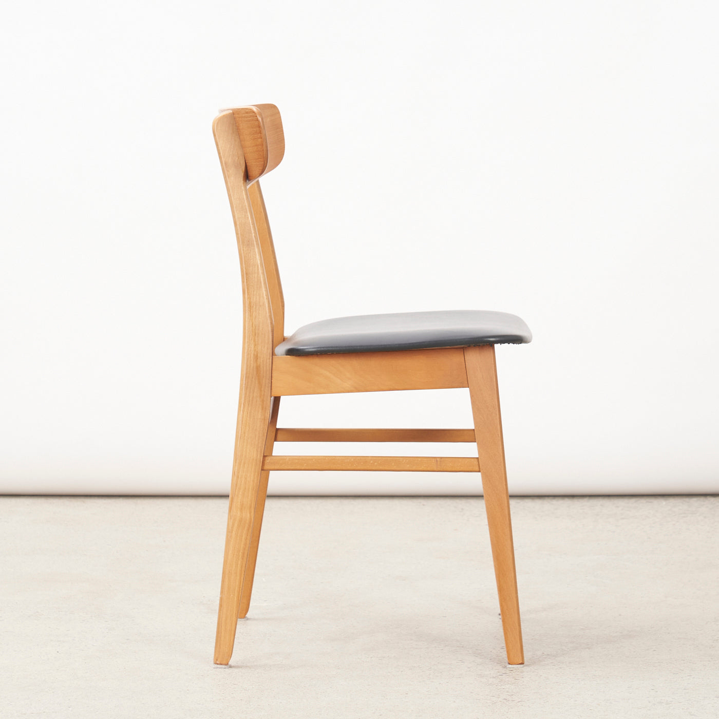 Single Teak & Beech Side Chair by Farstrup, Denmark