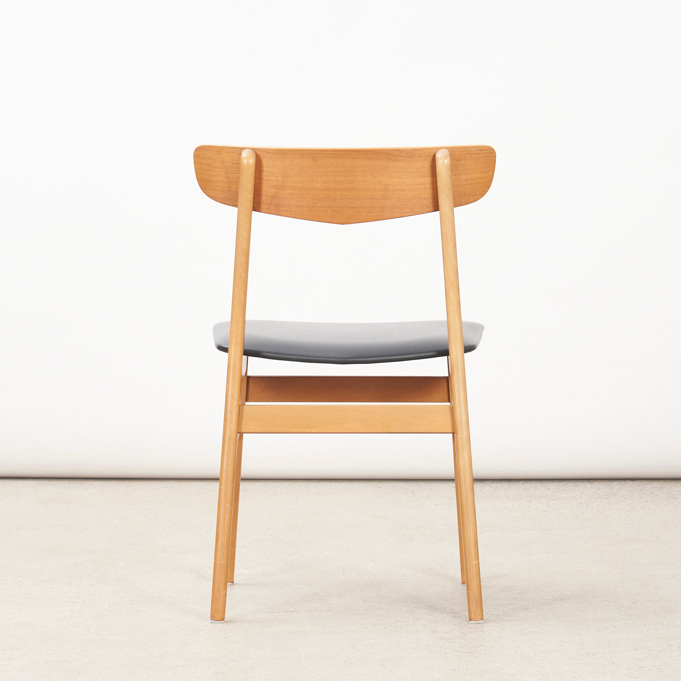 Single Teak & Beech Side Chair by Farstrup, Denmark
