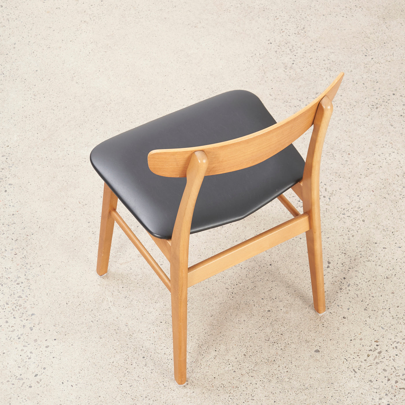 Single Teak & Beech Side Chair by Farstrup, Denmark