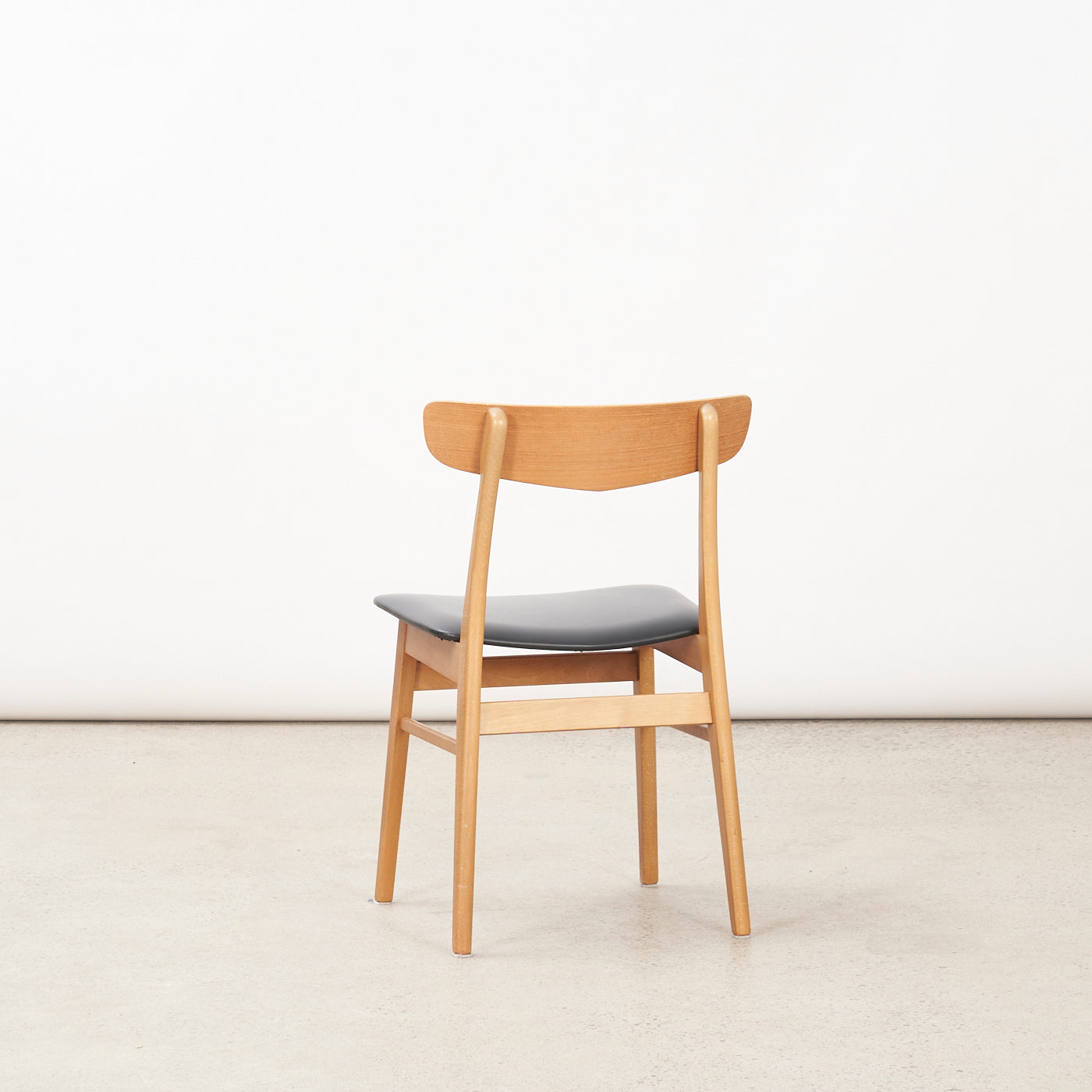 Single Teak & Beech Side Chair by Farstrup, Denmark