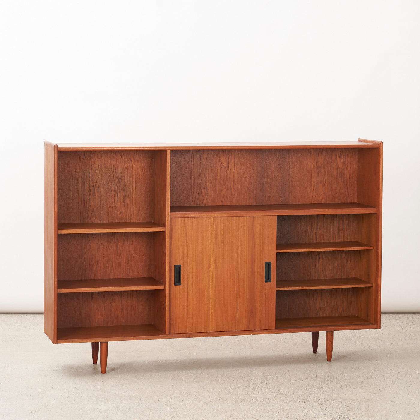 Teak Bookcase w/ Cabinet