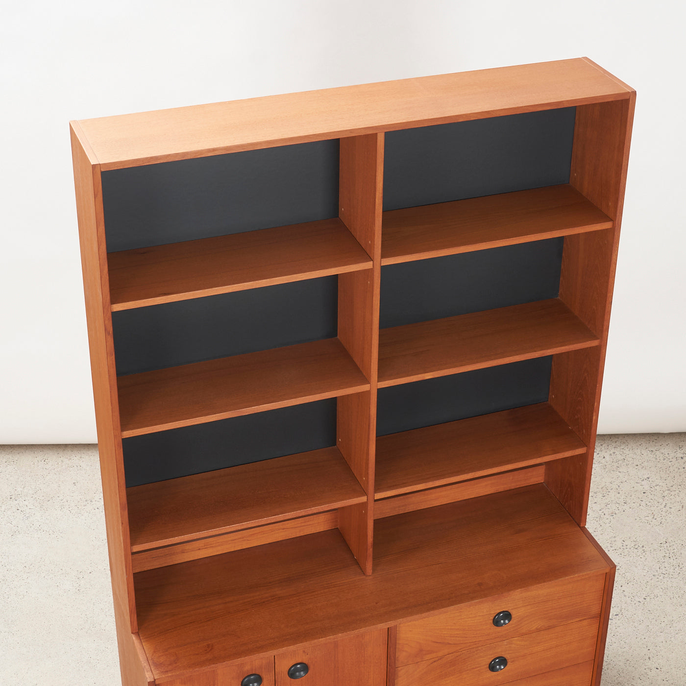 Teak Bookcase w/ Cabinet