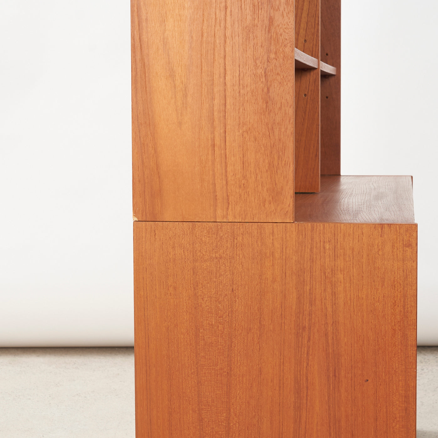 Teak Bookcase w/ Cabinet