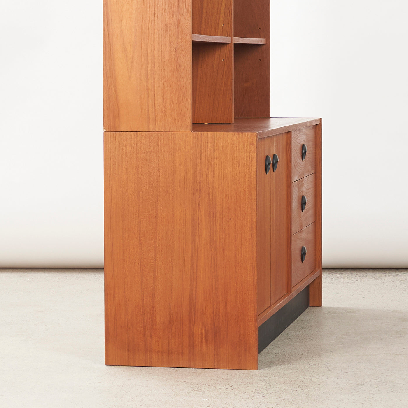 Teak Bookcase w/ Cabinet