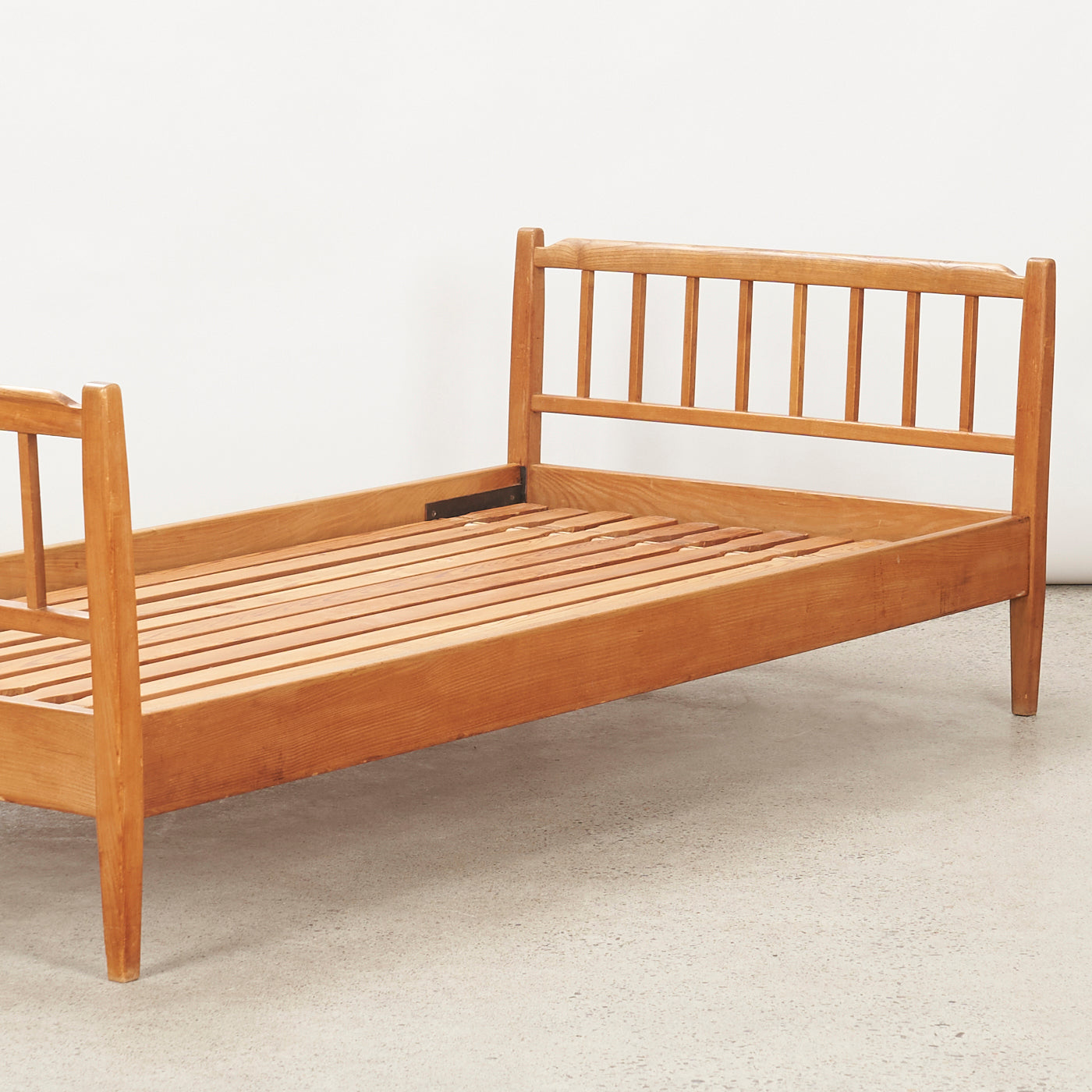 Oak European Single Bed