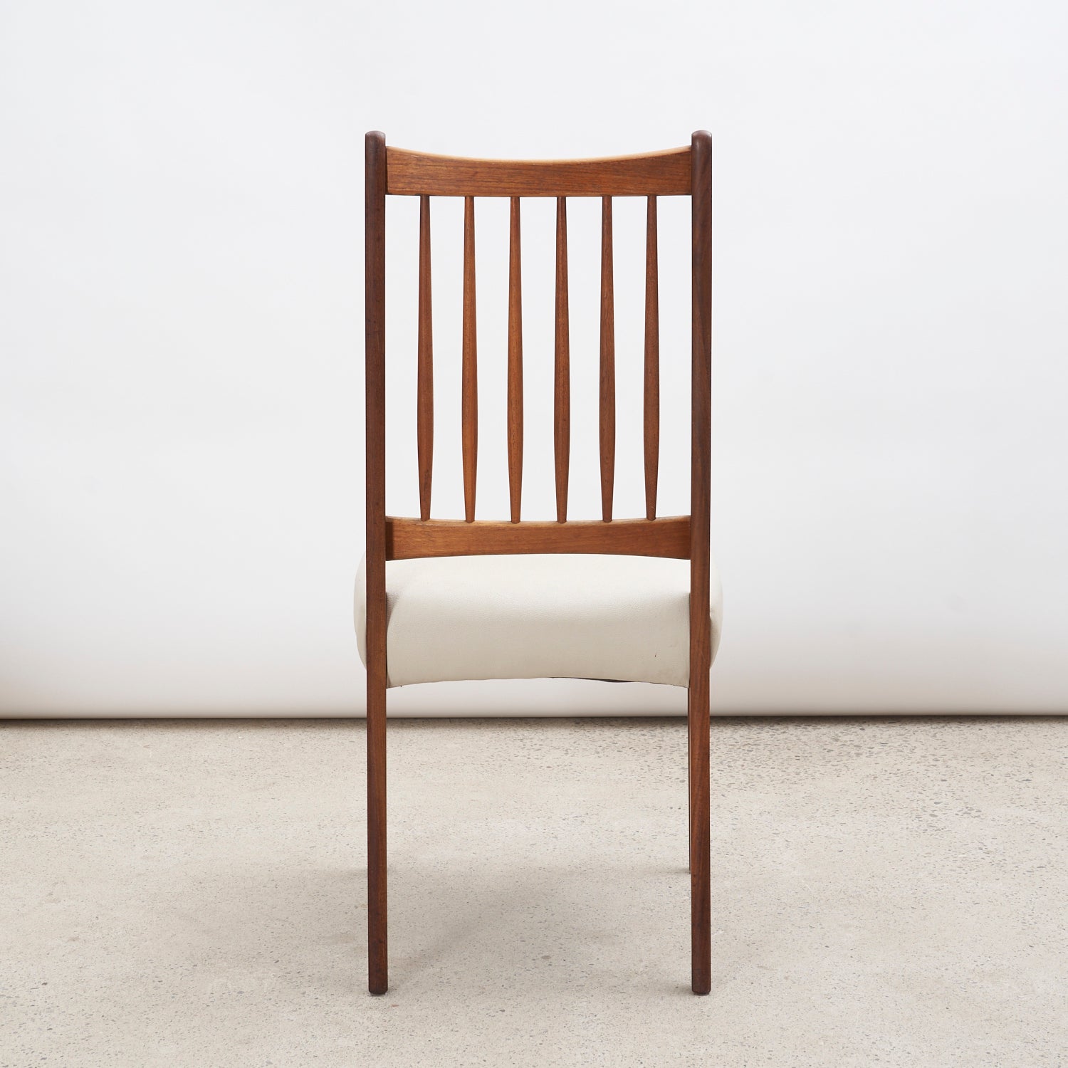 Set of 6 Teak & Leather Dining Chairs by Arne Hovmand Olsen for Mogens Kold