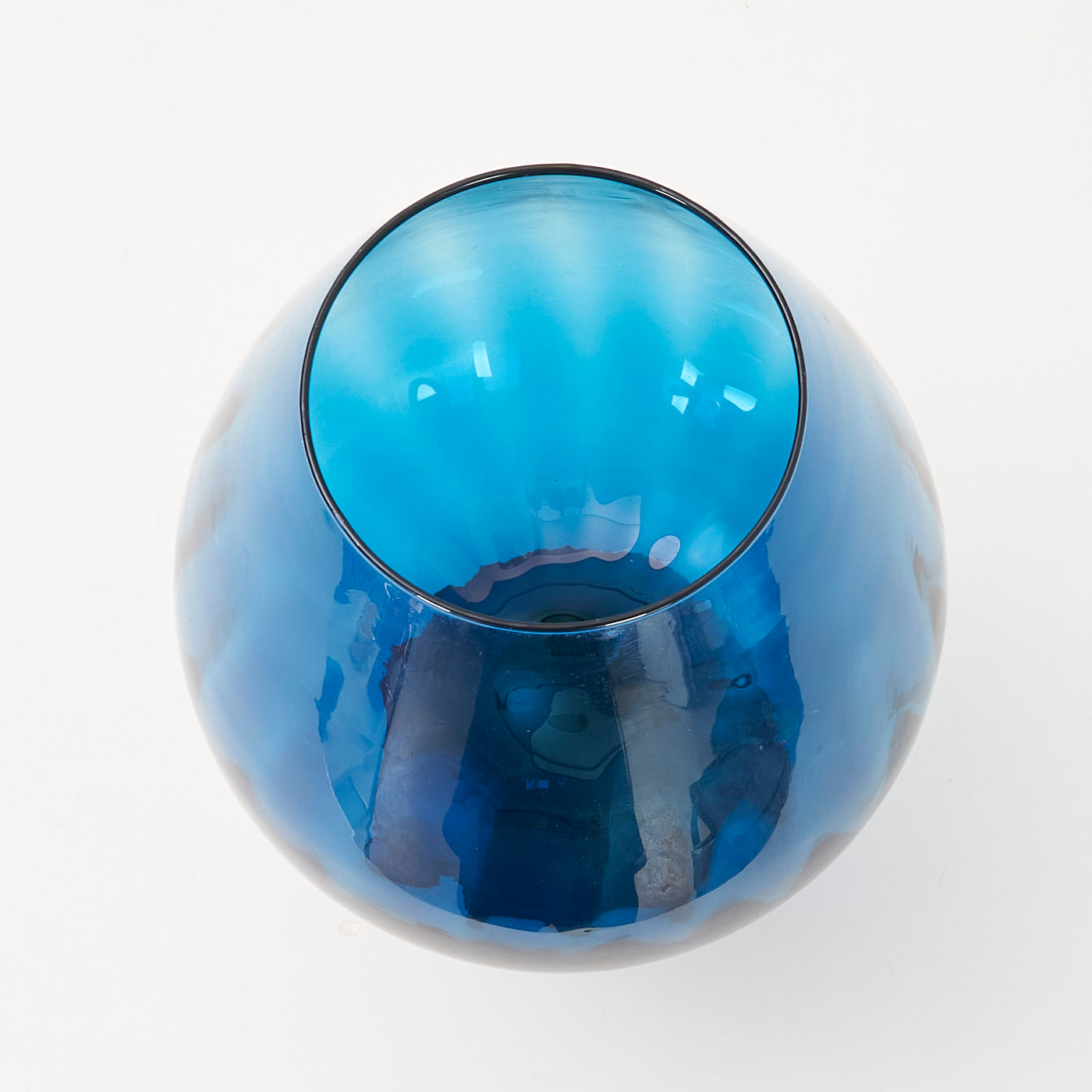 Large Brandy Glass Vase by Empoli, Italy