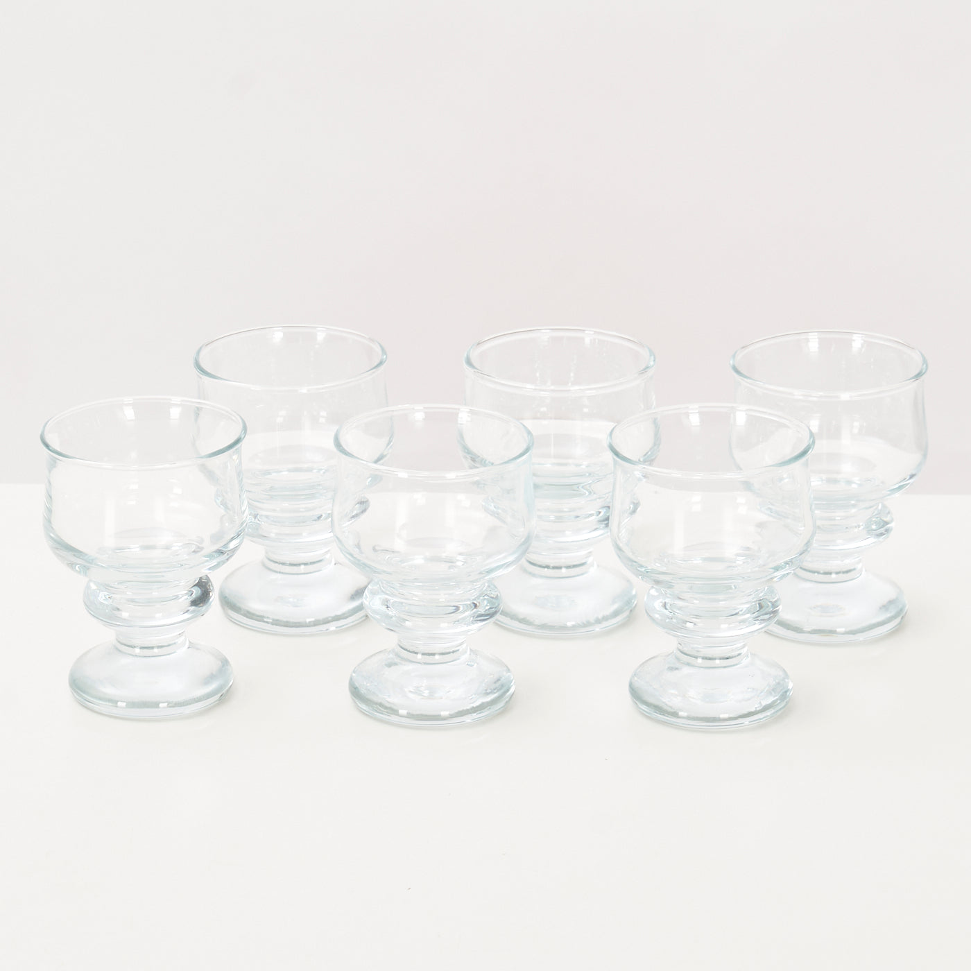 Set of 6 White Wine Glasses