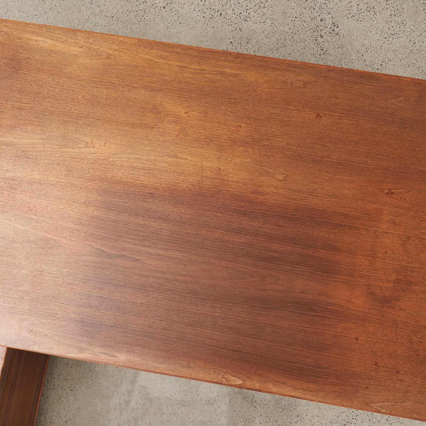 Teak Desk w/ Return