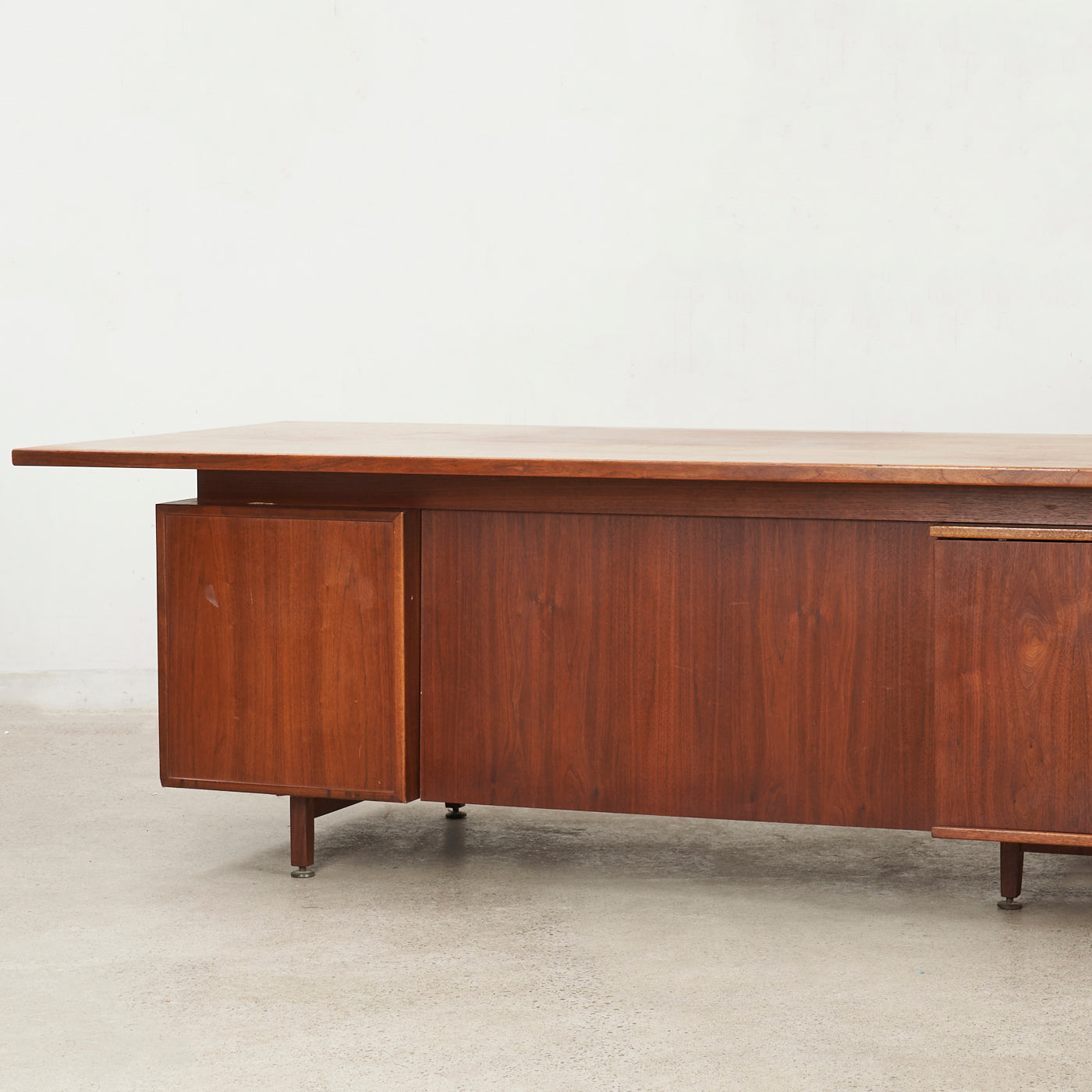 Teak Desk w/ Return