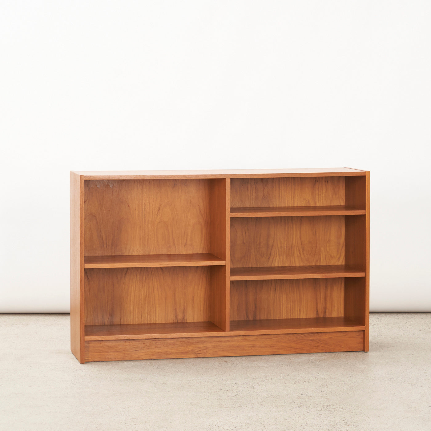 Low Teak Bookcase, Denmark
