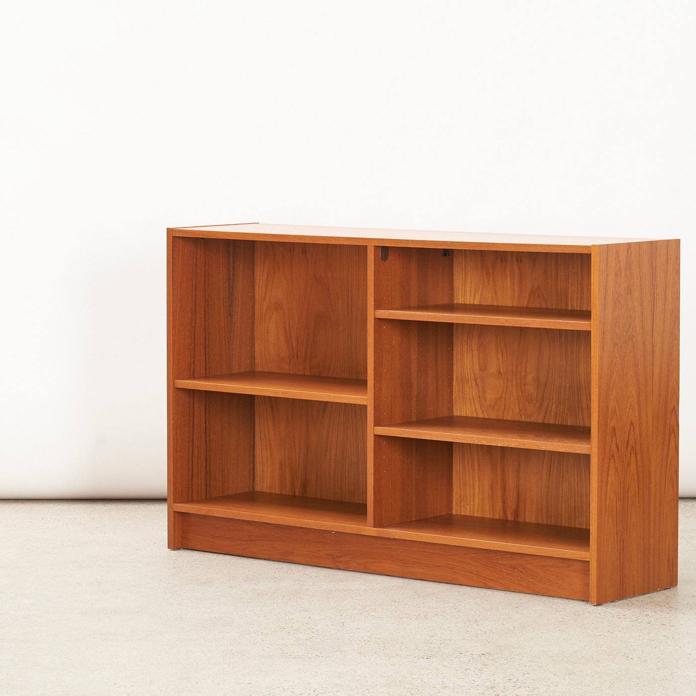 Low Teak Bookcase, Denmark