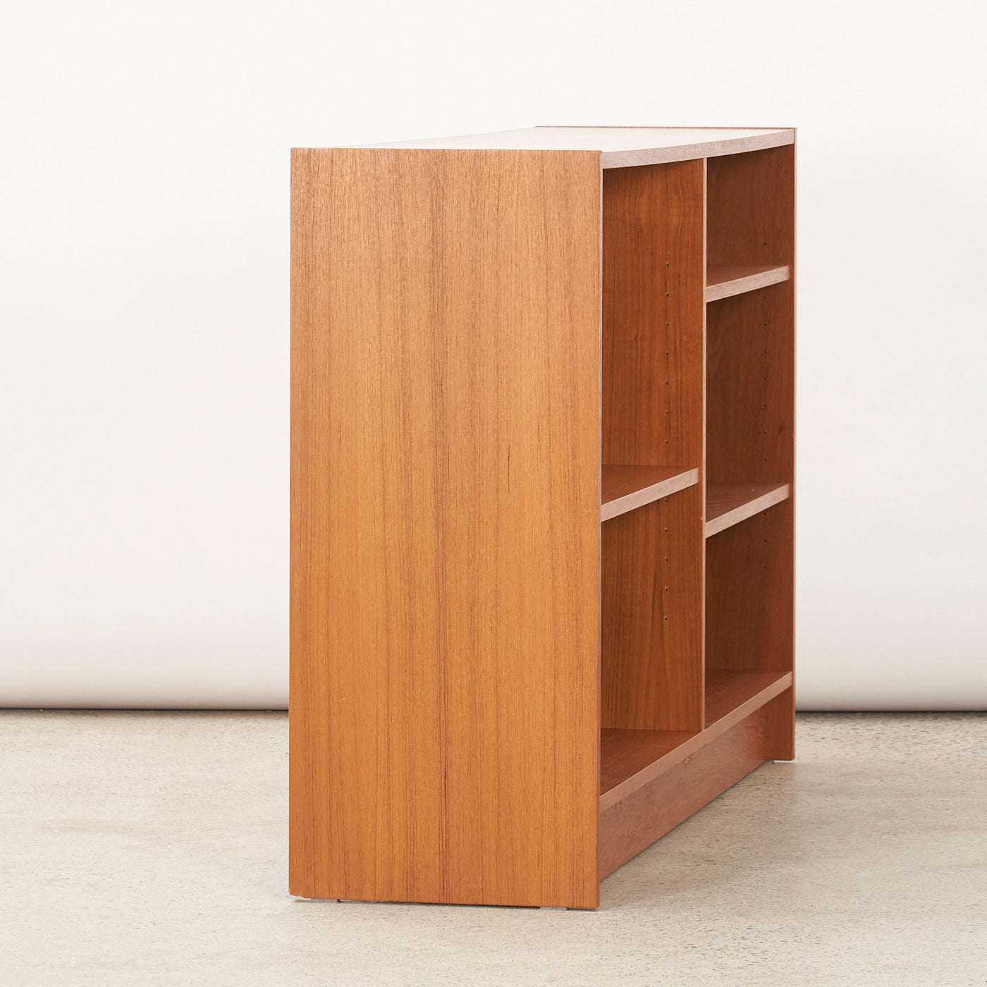 Low Teak Bookcase, Denmark